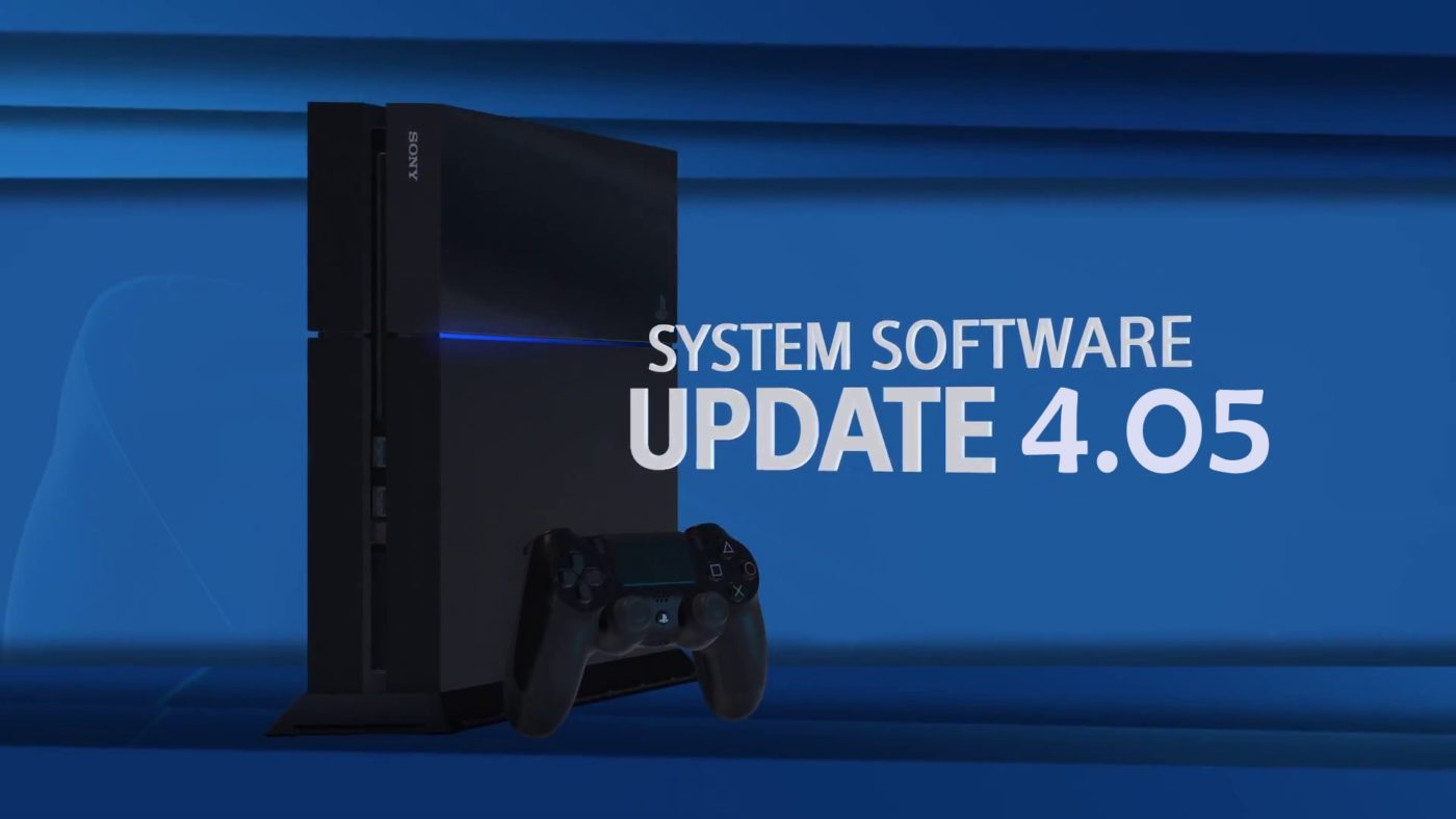 PlayStation 4 Software Update 4.05 Out Now, Increases ...
