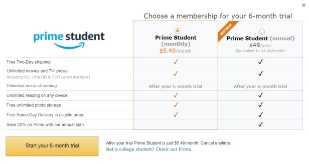 How To Get Amazon Prime Student Discount